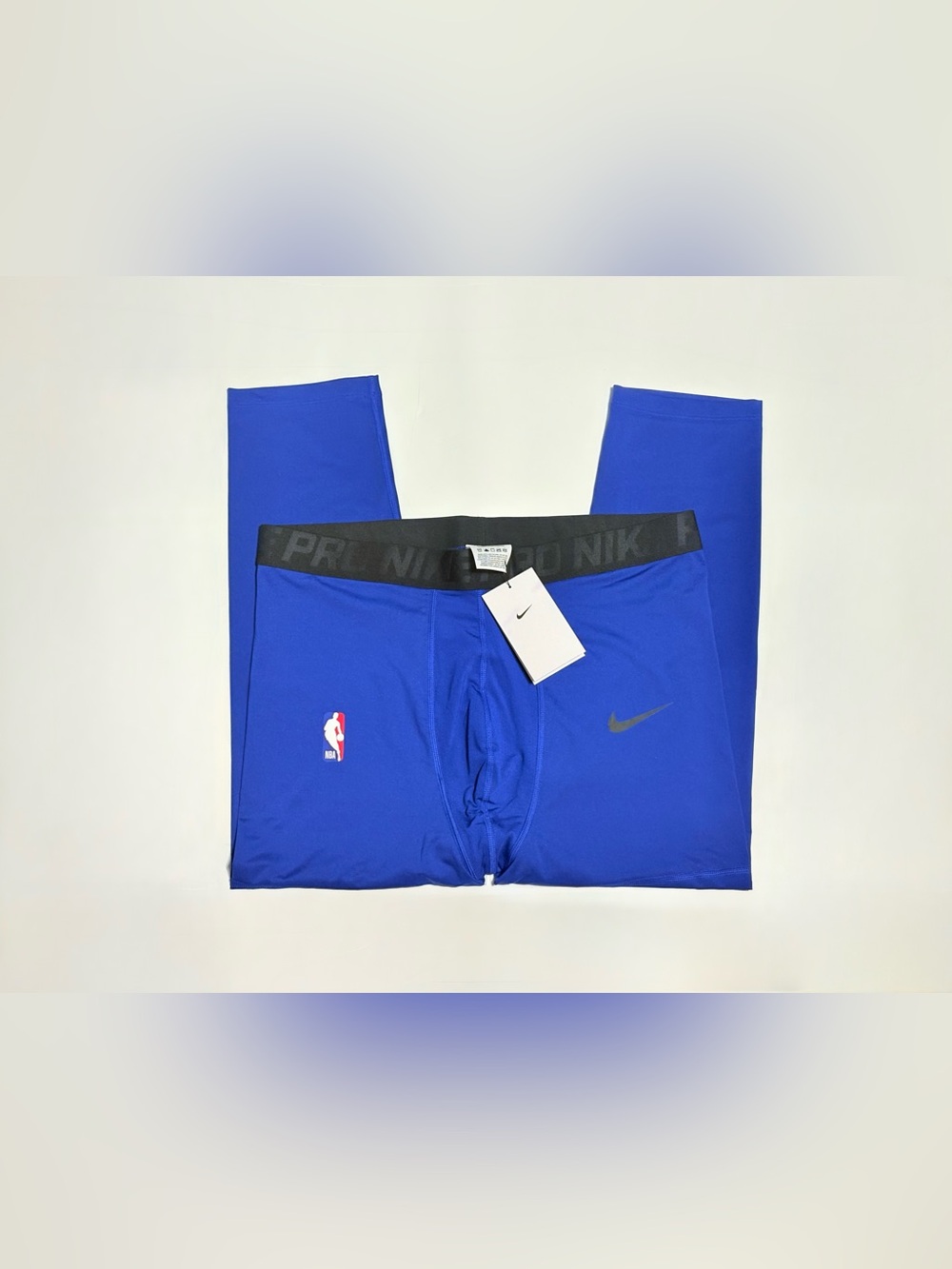 Nike Pro NBA Men’s 2XL 3/4 Compression Tights Athletic Leggings AA0751-495 Blue